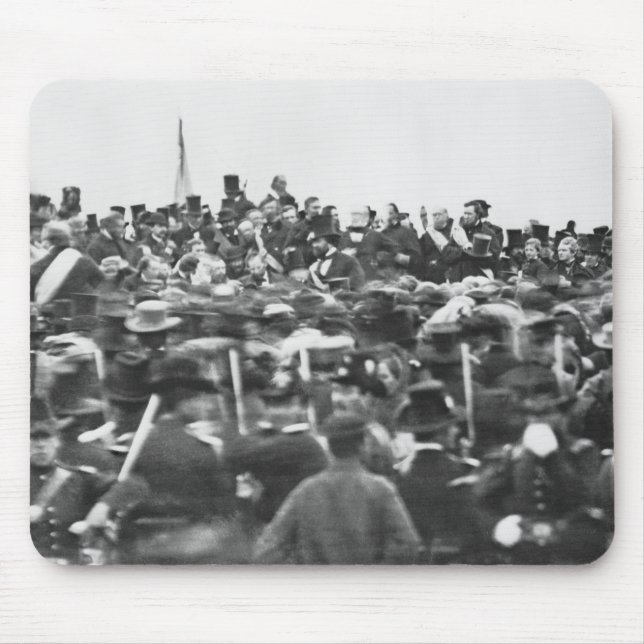 Abe Lincoln Gettysburgtalet: Slutet på inbördeskri Musmatta (Framsidan)