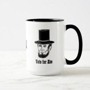 Abe Lincoln kampanjmugg Mugg