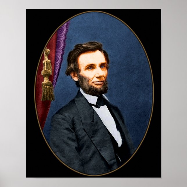 Abe Lincoln Portrate Poster (Framsidan)