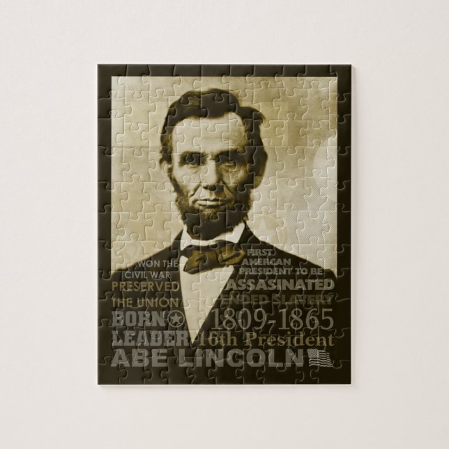 Abe Lincoln Pussel (Vertikal)