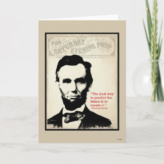 Abe Lincoln Quote Kort