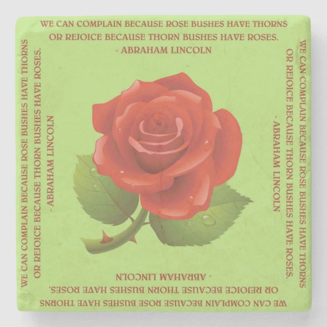 ABE LINCOLN QUOTE STENUNDERLÄGG (Framsidan)