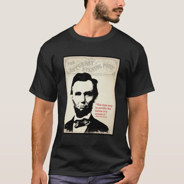 Abe Lincoln Quote Tee Shirt (Framsida)
