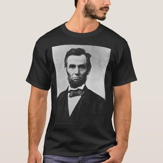 Abe Lincoln Shirt Tee Shirt (Framsida)