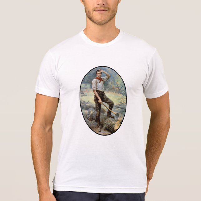 Abe Lincoln -- Stångdelaren T-shirt (Framsida)