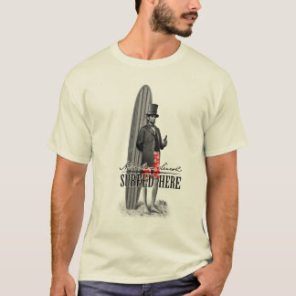 Abe Lincoln surfare Tee Shirt