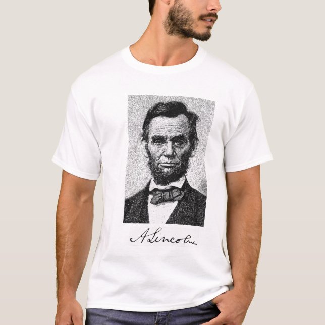 Abe Lincoln T-tröja T-shirt (Framsida)