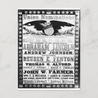 Abe Lincoln Vykort