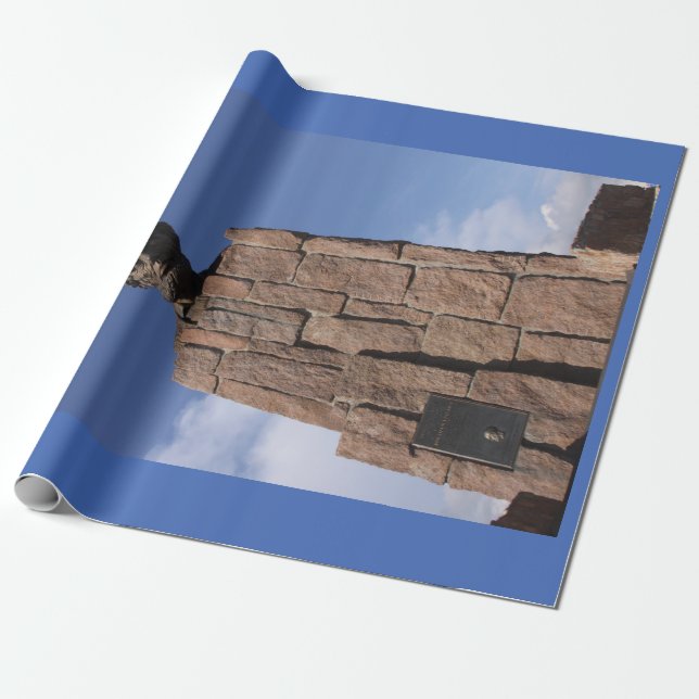 Abe Lincoln Wrapping Papper Presentpapper (Utrullad)
