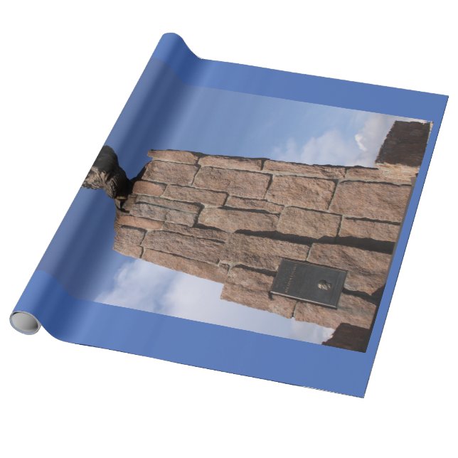 Abe Lincoln Wrapping Papper Presentpapper (Utrullad)