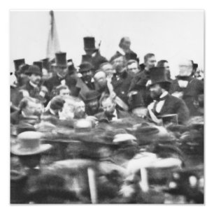 Abe Lincolns Gettysburgtal: Slutet på inbördeskrig Fototryck