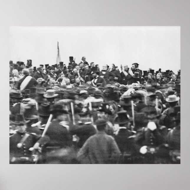 Abe Lincolns Gettysburgtal: Slutet på inbördeskrig Poster (Framsidan)