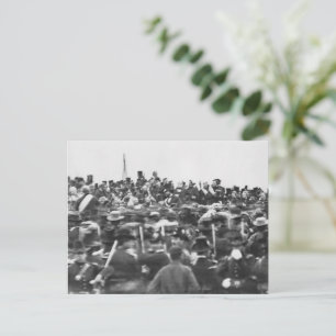 Abe Lincolns Gettysburgtal: Slutet på inbördeskrig Vykort