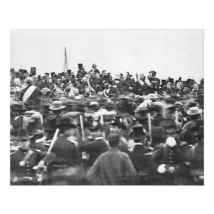 Abe Lincolns tal i Gettysburg: Slutet på inbördesk Fototryck