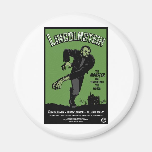Abe Lincolnstein, monstret som terroriserade... Magnet (Framsidan)