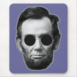Abe Linoln och billig solglasögon Musmatta