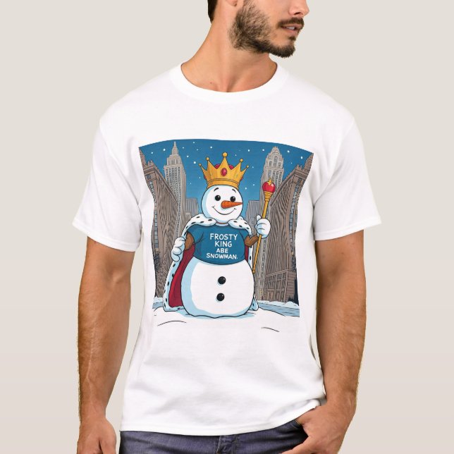 Abe Snögubbe - Frosty Kung i Chicago T Shirt (Framsida)