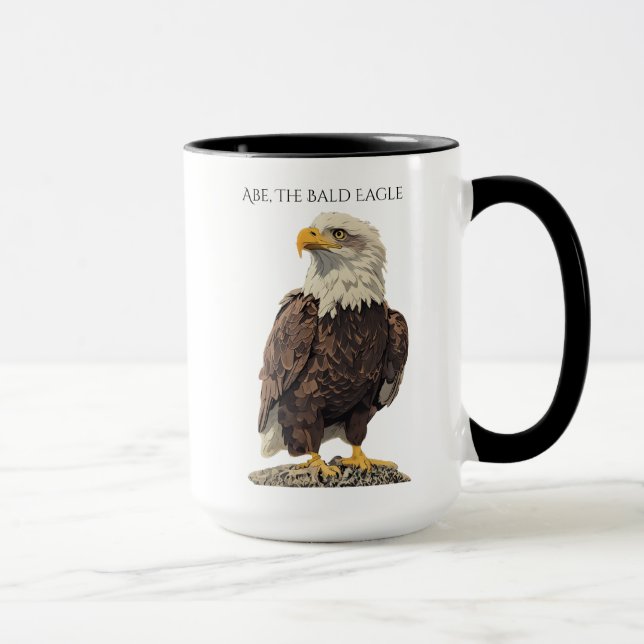 Abe the Bald Eagle Mug Mugg (Höger)