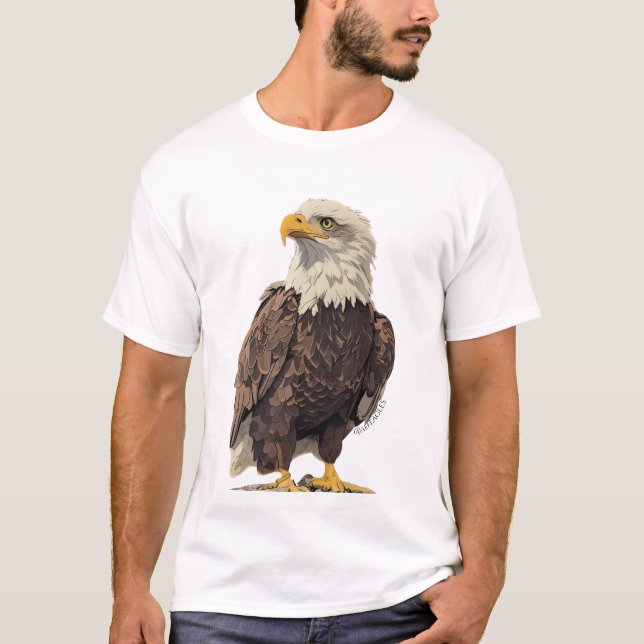Abe the Bald Eagle T-shirt (Framsida)