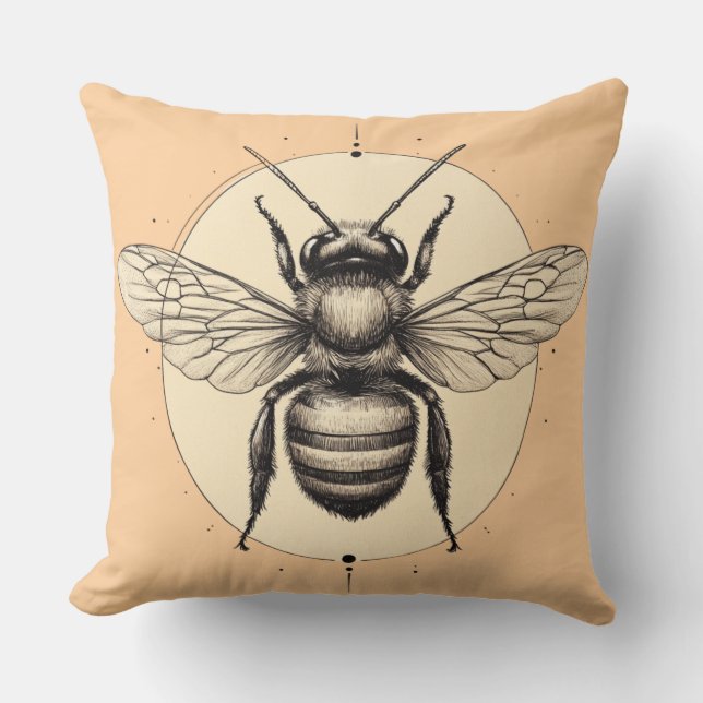 🐝 Abeille Mystique Kudde (Framsida)