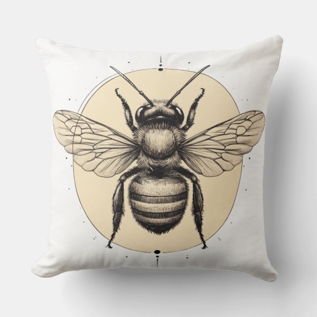 🐝 Abeille Mystique Kudde (Framsida)