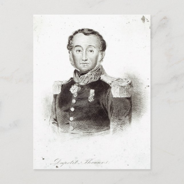 Abel Aubert Dupetit-Thouars Vykort (Framsida)