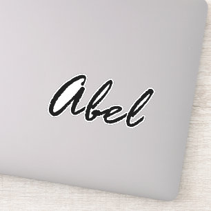 Abel namn klistermärken