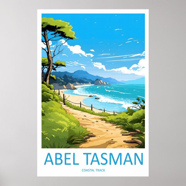 Abel Tasman Coastal Track Respark Poster Skid (Framsidan)