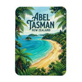 Abel Tasman-kusten Nya Zeeland Magnet