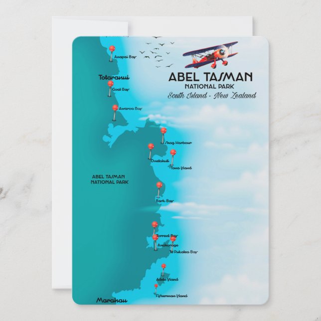 Abel Tasman nationalpark (Framsida)