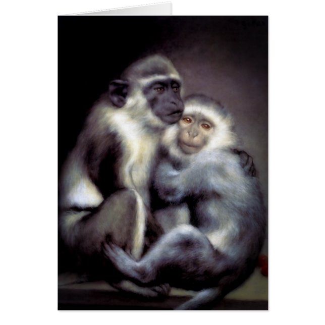 Abelard och Heloise Hälsningskort (Framsidan)