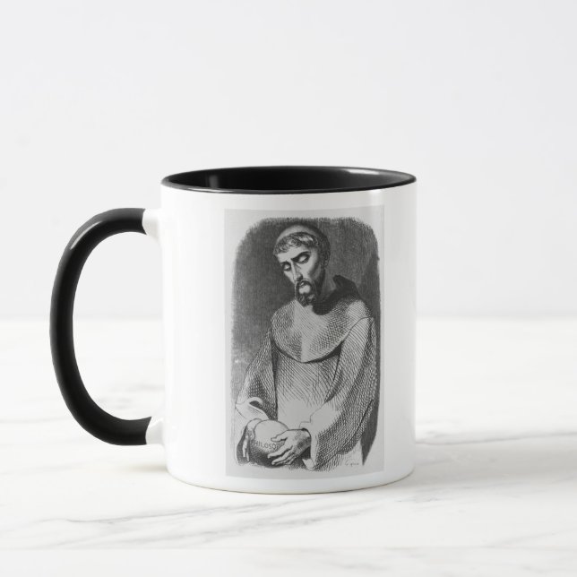 Abelard som munk på Sanktt-Gildas-de-Rhuys Mugg (Vänster)