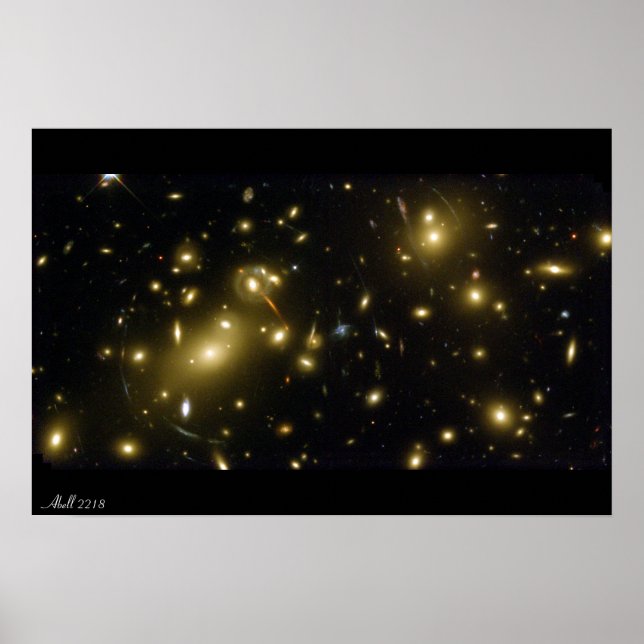 Abell 2218 poster (Framsidan)