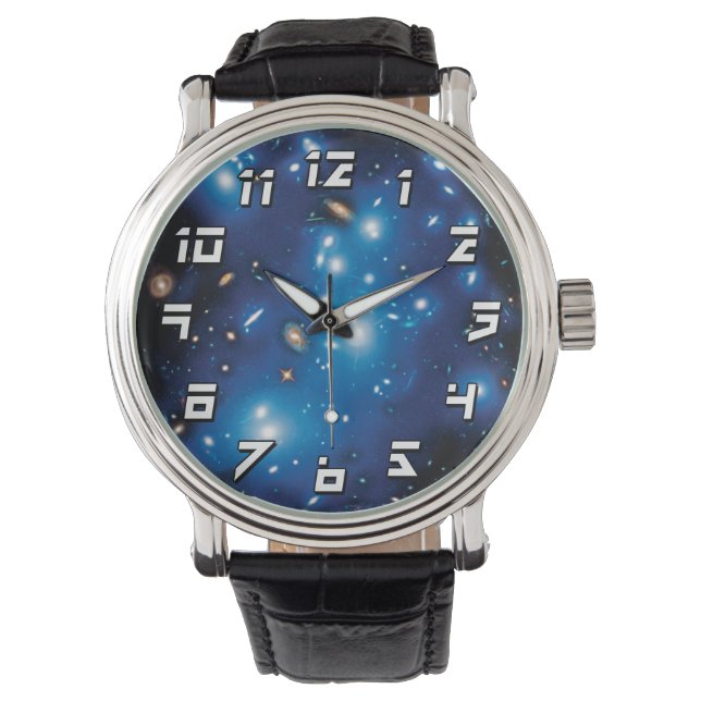 Abell 2744 Pandora galaxhop rymdfoto Armbandsur (Framsida)
