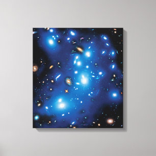 Abell 2744 Pandora galaxhop rymdfoto Canvastryck