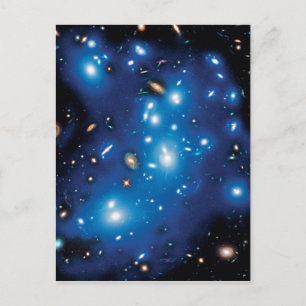 Abell 2744 Pandora galaxhop rymdfoto Vykort