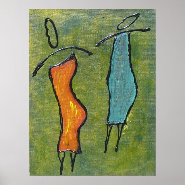 Abena och Ajambo Poster (Framsidan)