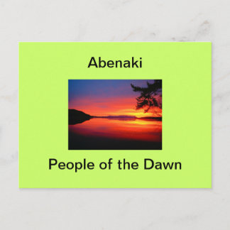 Abenaki - Dawn: Vykort