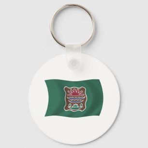 Abenaki-stammens flagghänge nyckelring