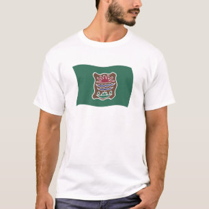 Abenaki Tribe Flagga Shirt Tee Shirt