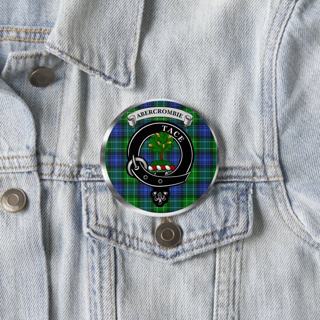 Abercrombie Clansmärke & Tartan-knapp Knapp (In Situ)