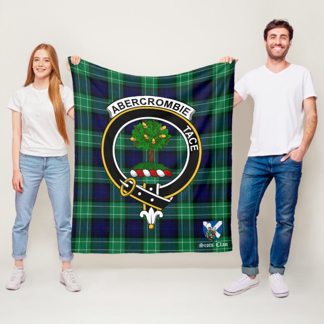 Abercrombie Klan Badge Tartan Play Fleecefilt (På plats)