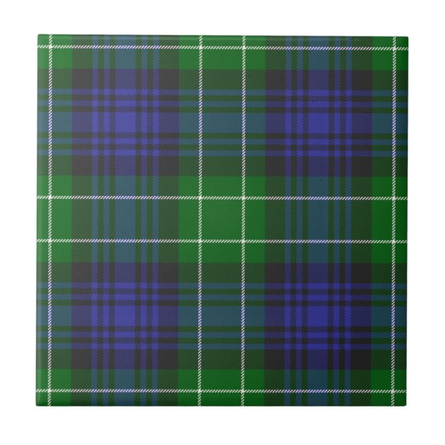 Abercrombie Klan Hunting Tartan Play Kakelplatta (Framsidan)