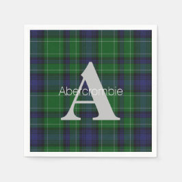Abercrombie Klan Play Monogram Papper Napkins Pappersservett