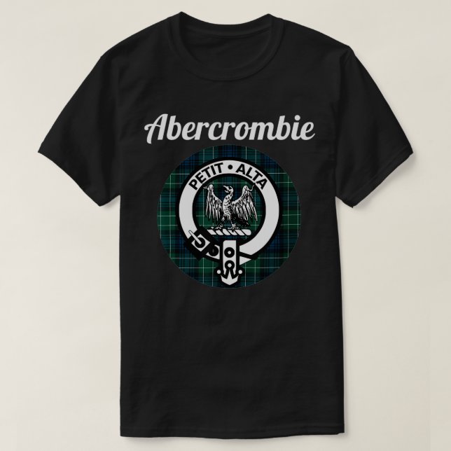 Abercrombie Klan Scottish Namn Jackar av Arm Tarta T Shirt (Design framsida)