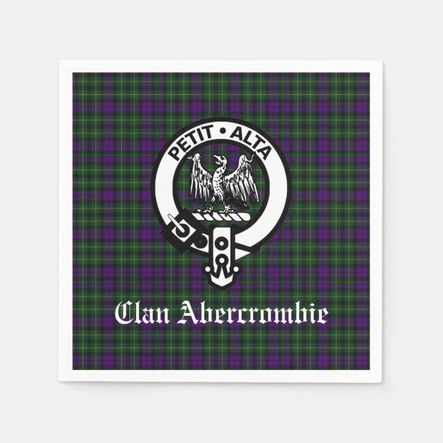 Abercrombie klan tartan pappersservett (Framsidan)