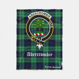 Abercrombie Klan Tartan Scotland Fleece Blanket