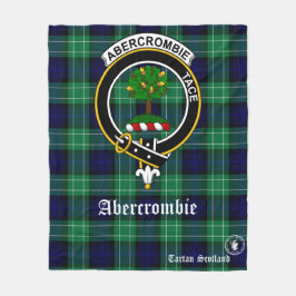 Abercrombie klan tartan Skottland fleecefilt