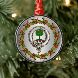 Abercrombie klanmärke julgransprydnad metall