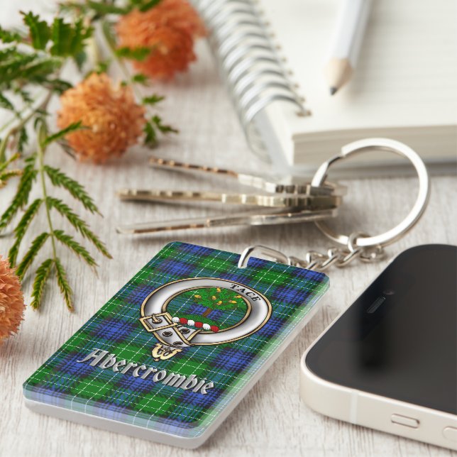 Abercrombie klanmärke/tartan rektangel (Högra Framsidan)
